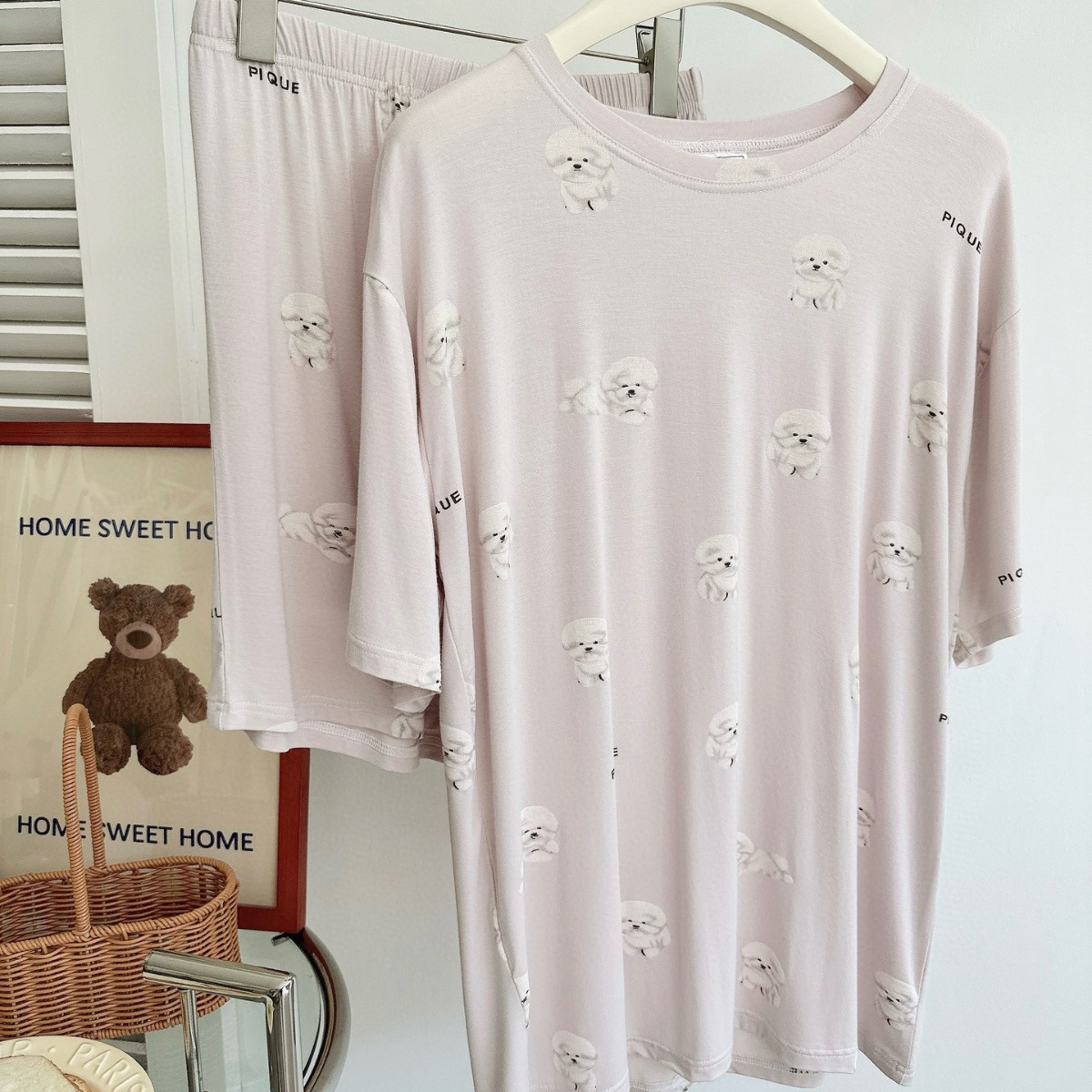 ピンクのテディ