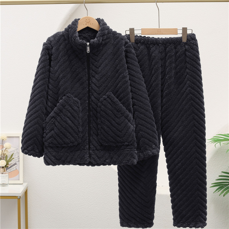 ウェーブパターンプラスベルベットグレーメンズ