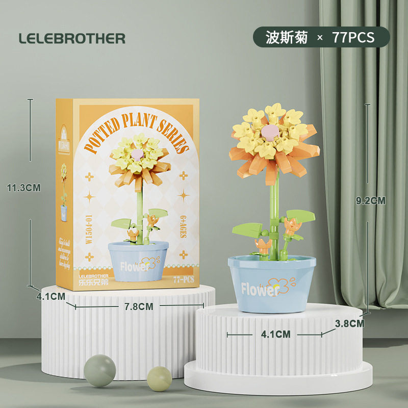 【花鉢植え～コスモス】カラーボックス