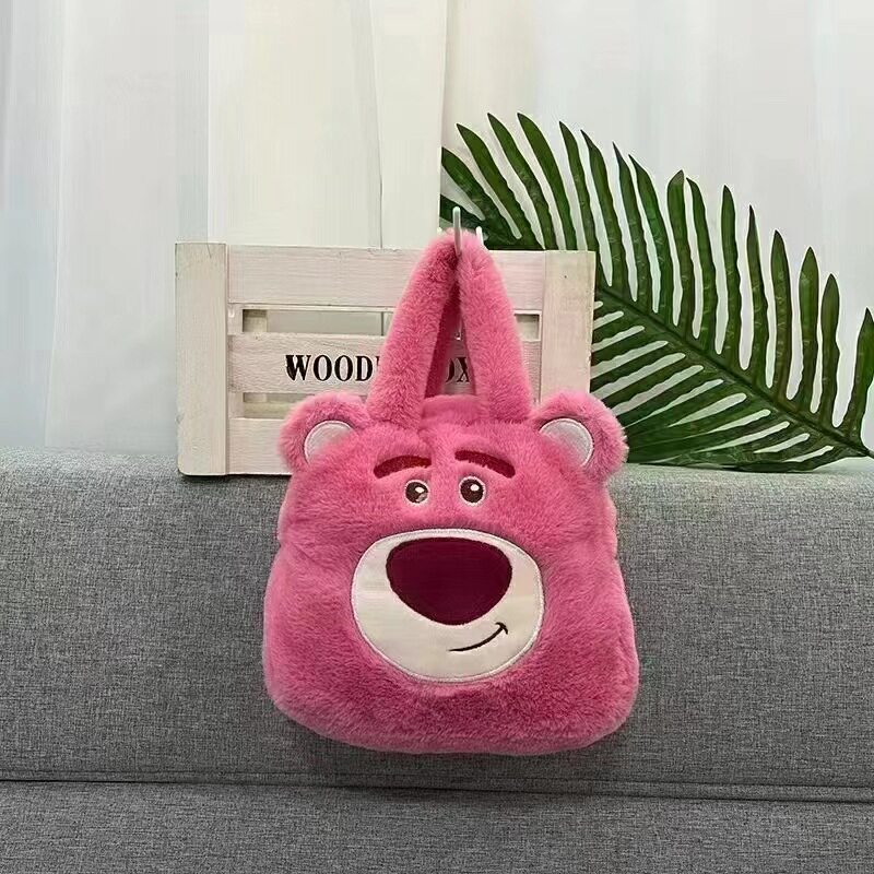 いちごベアバッグ20cm × 25cm