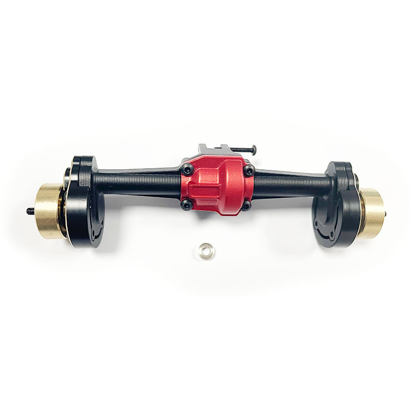 アルミ合金銀色後橋アセンブリ (組み立て) 96g黒