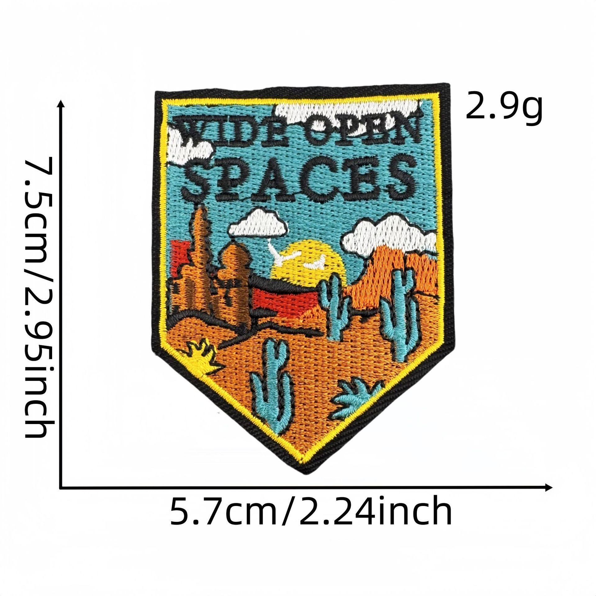 トレンドの英語布ステッカー 36#