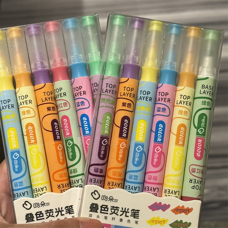 Kiss Duoduo カラースタッキング ハイライター [12本入り2箱]