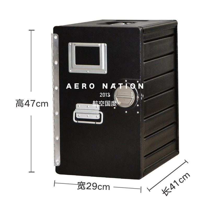 1 個 - 黒の大きなボックス + プラスチック引き出し 3 個