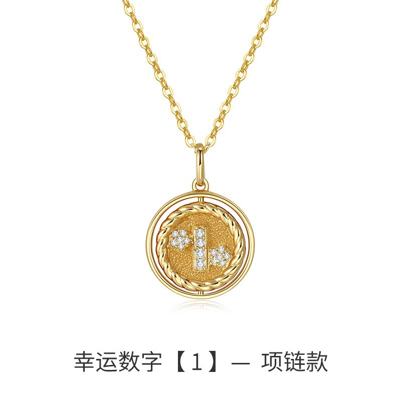 デザイナー ラッキーナンバー1 ネックレス