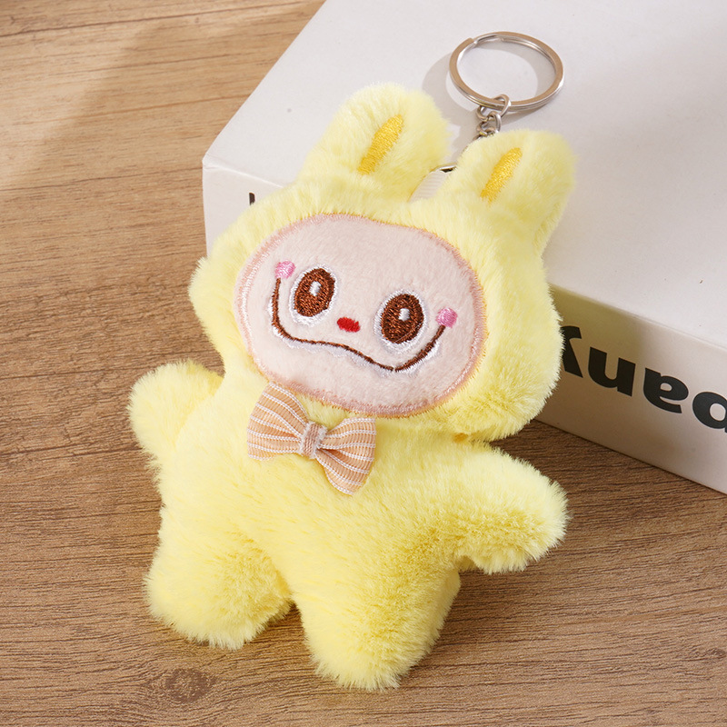 ラブクロス＋蝶ネクタイ イエロー（丸バックル風）