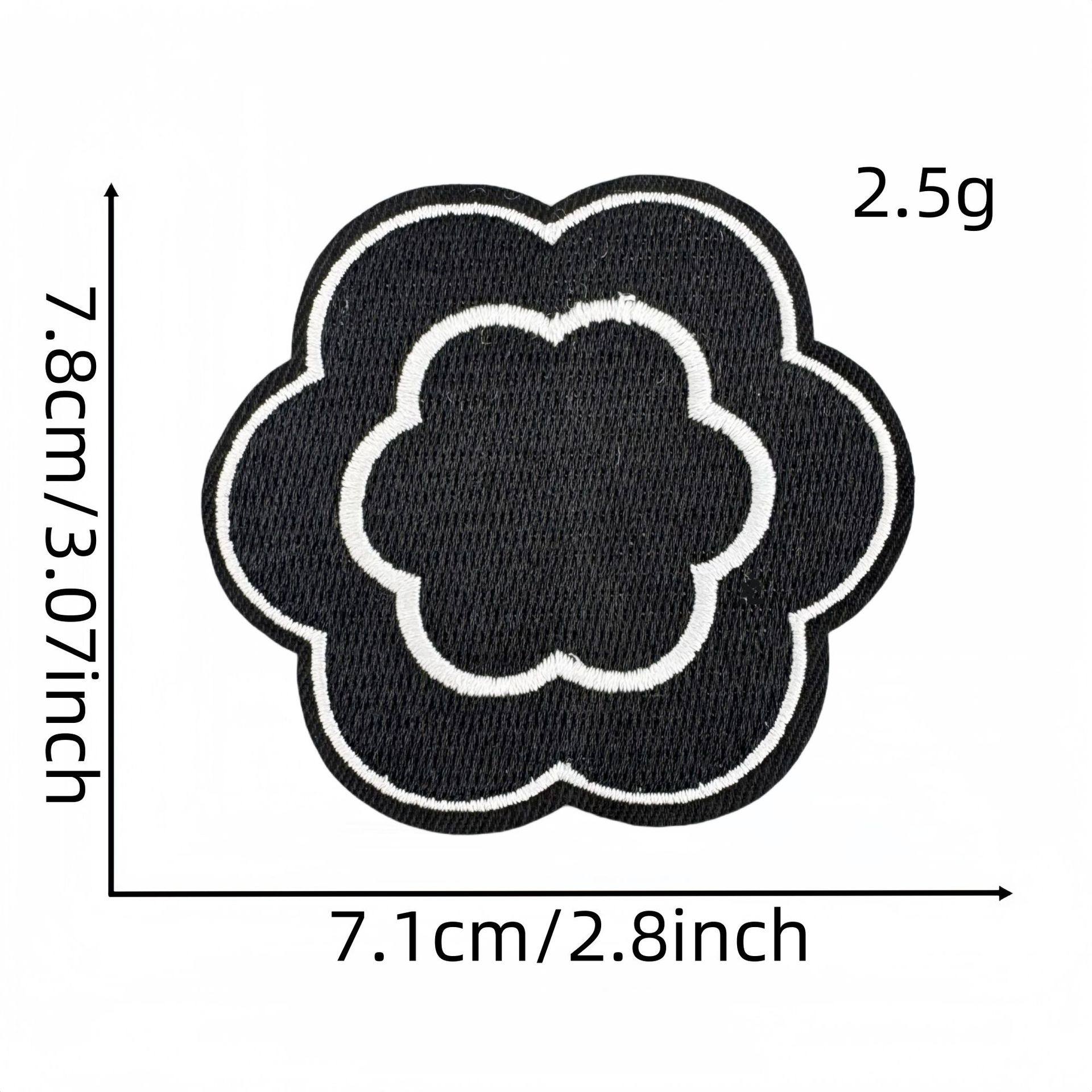 トレンドの英語布ステッカー18#