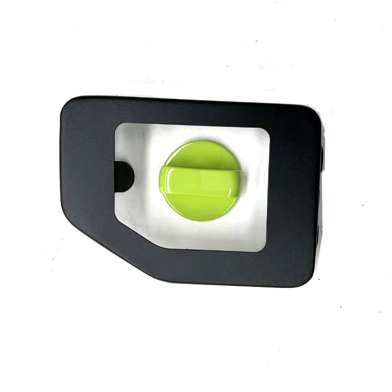 透明燃料タンクキャップ+グリーンタイプAインナーキャップ