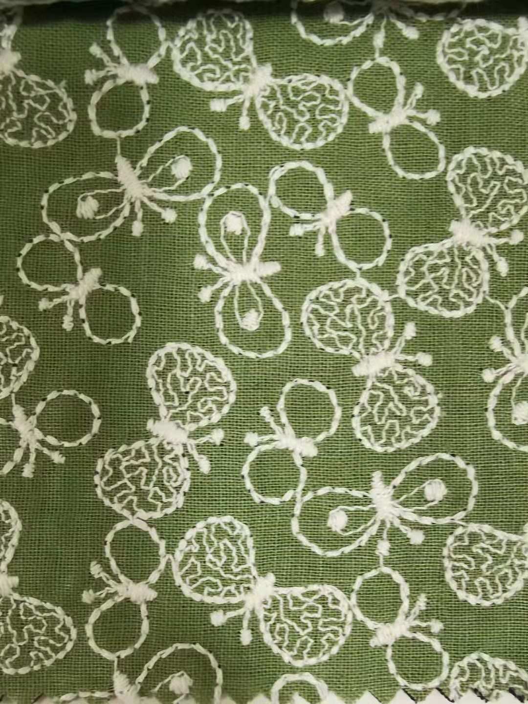 E20300 グリーン（ドア幅120cm、綿90％、麻10％）