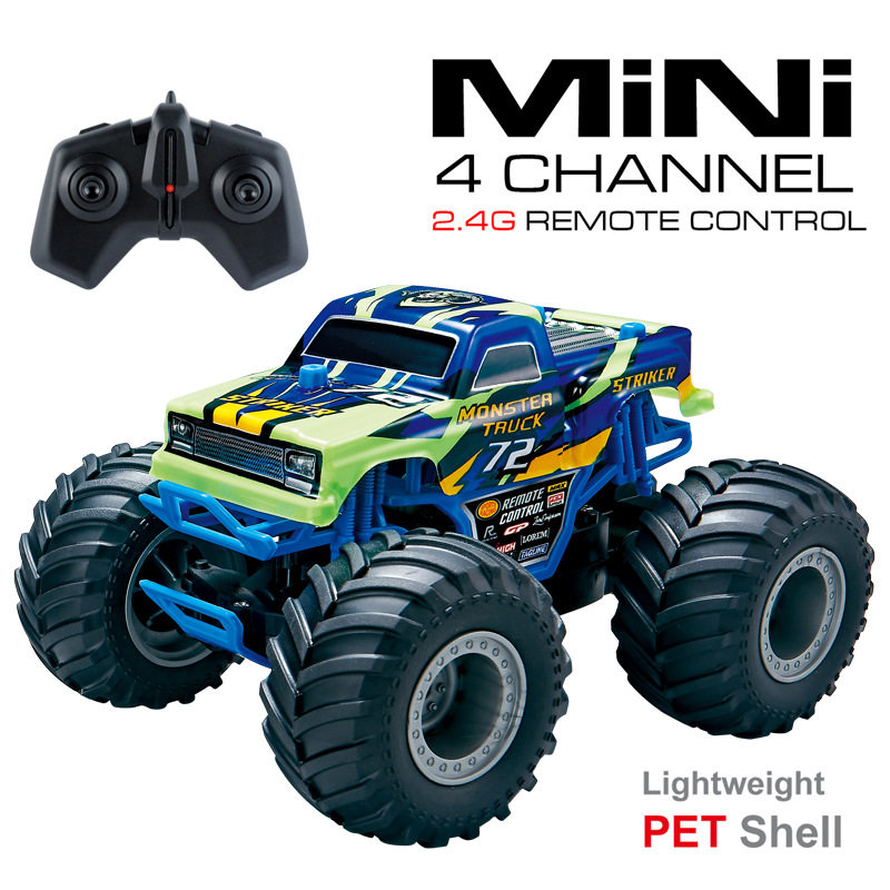 【ブルーグリーン】1:28高速リモコンオフロード車-8115