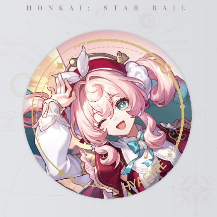 キャラクターイラスト - バッジ風のパンジー（小売価格18円）