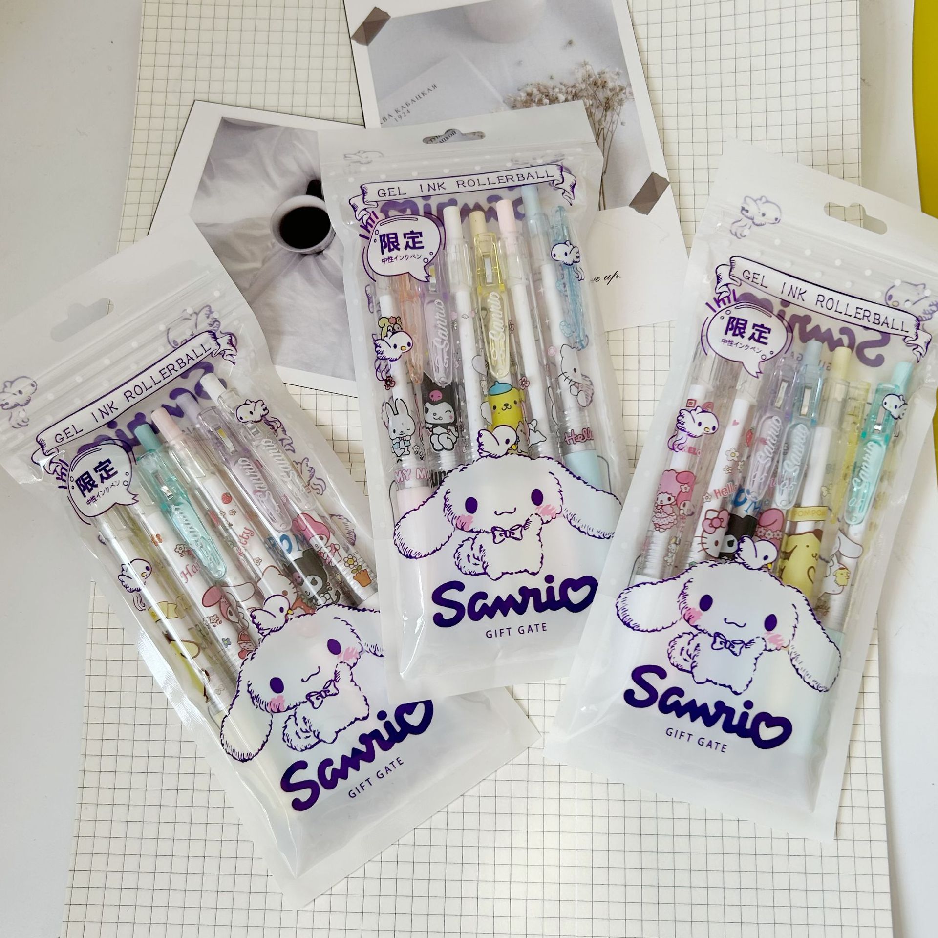 サンリオクリアペン6本入