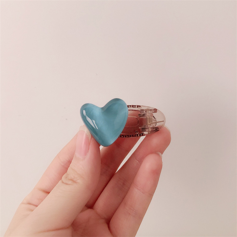 流砂青茶色楕円クリップ