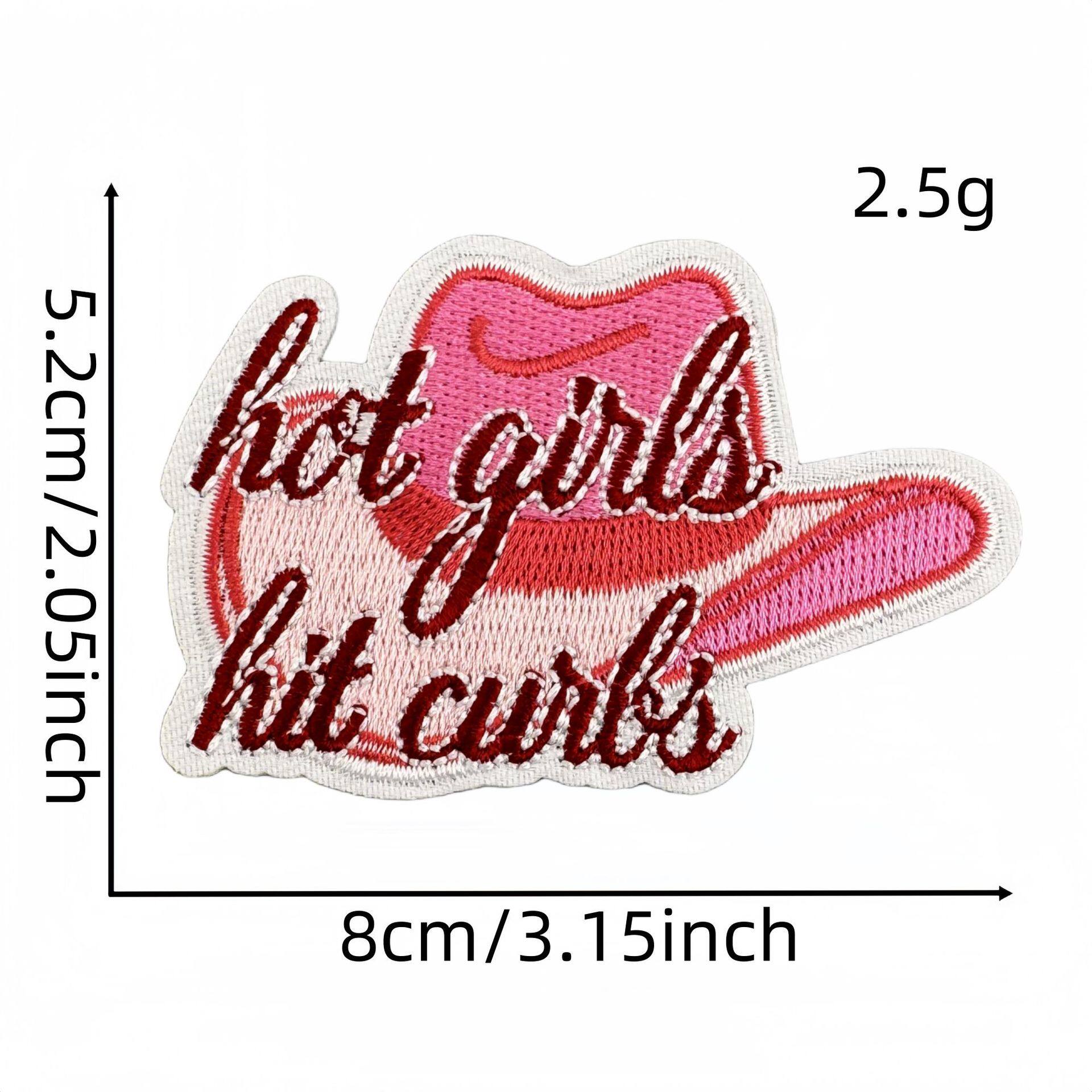 トレンドの英語布ステッカー17#