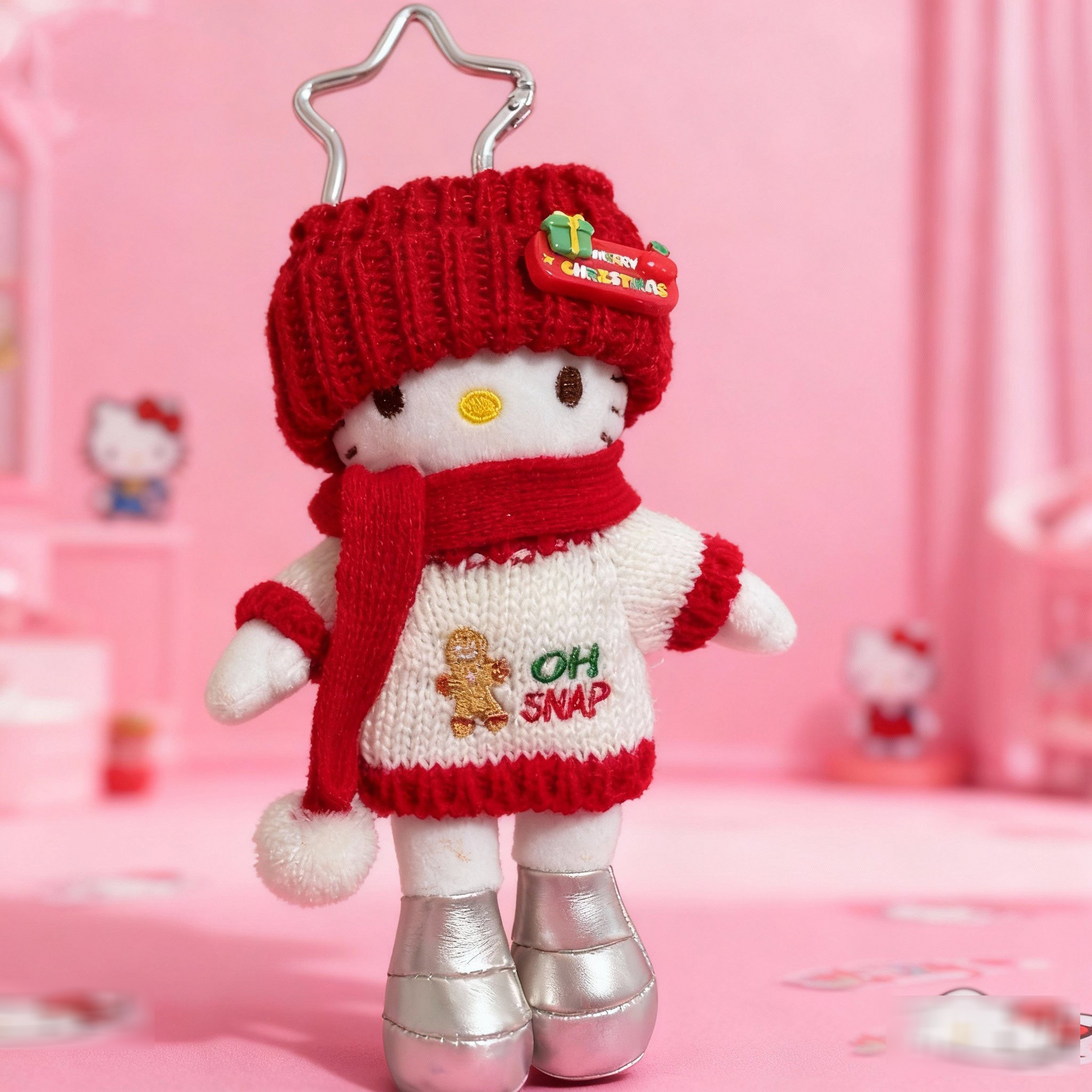 レッドハット クリスマスレッドスカーフ ロングレッグ KT [ラブキーホルダー]