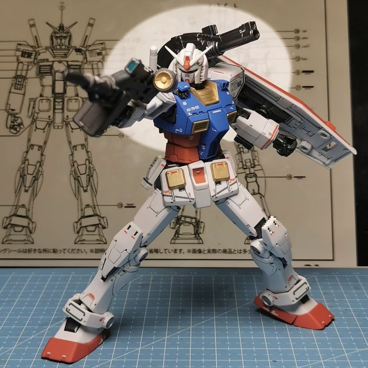 GTOオリジナル+シールド+キャノン+フリーブラケット・単体組立ランダムモデル・フリーステッカー