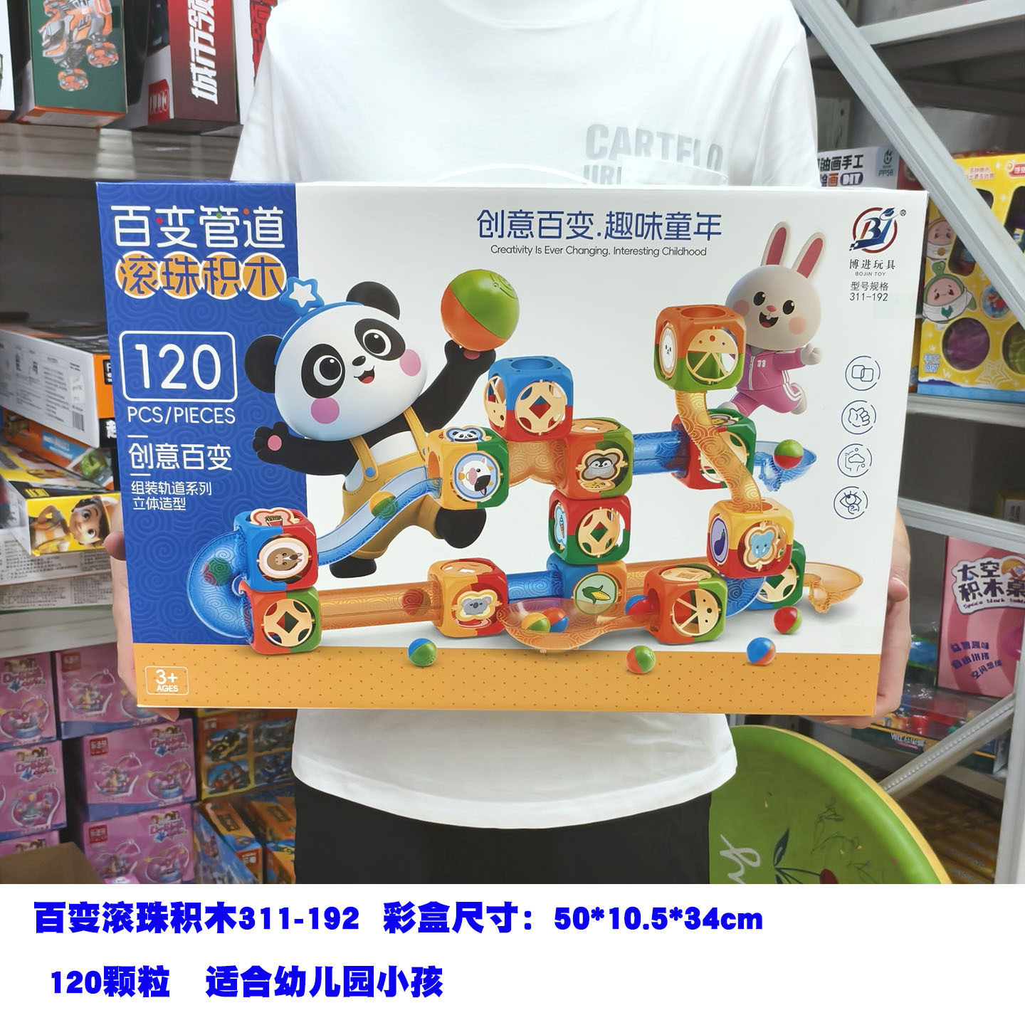 変幻自在なボール転がし積み木 311-192