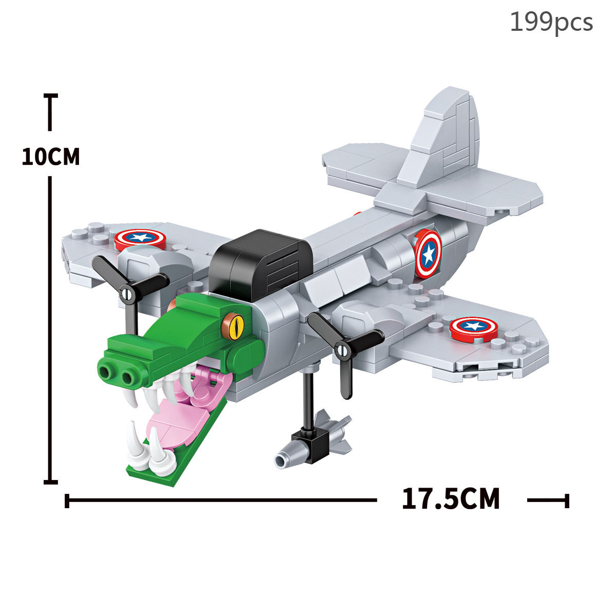 大型ワニ飛行機【バッグ】