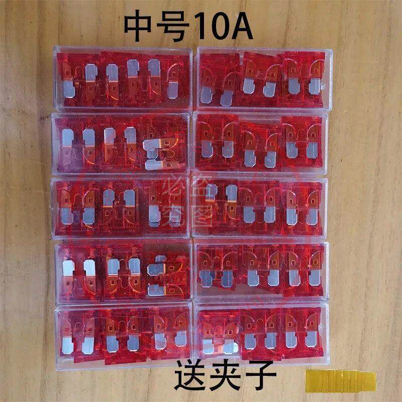 強化版 100個 中型10A クリップ付き