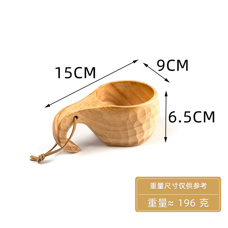 ゴム木亀甲象鼻カップ15*9*6.5cm