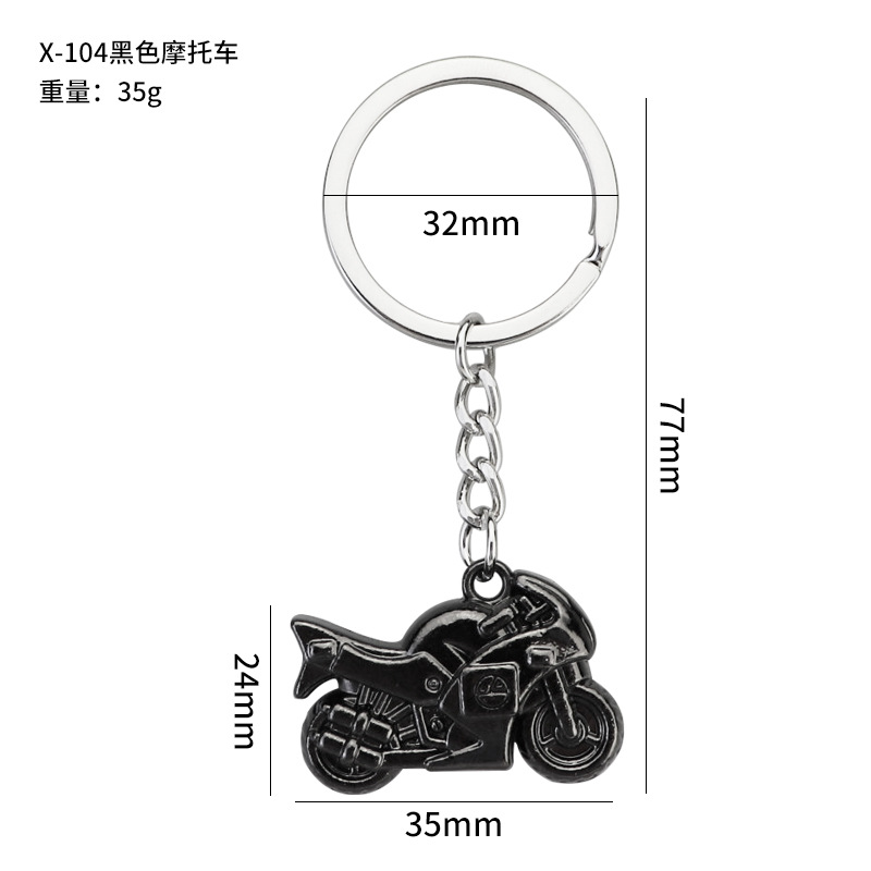 X-104オートバイ黒