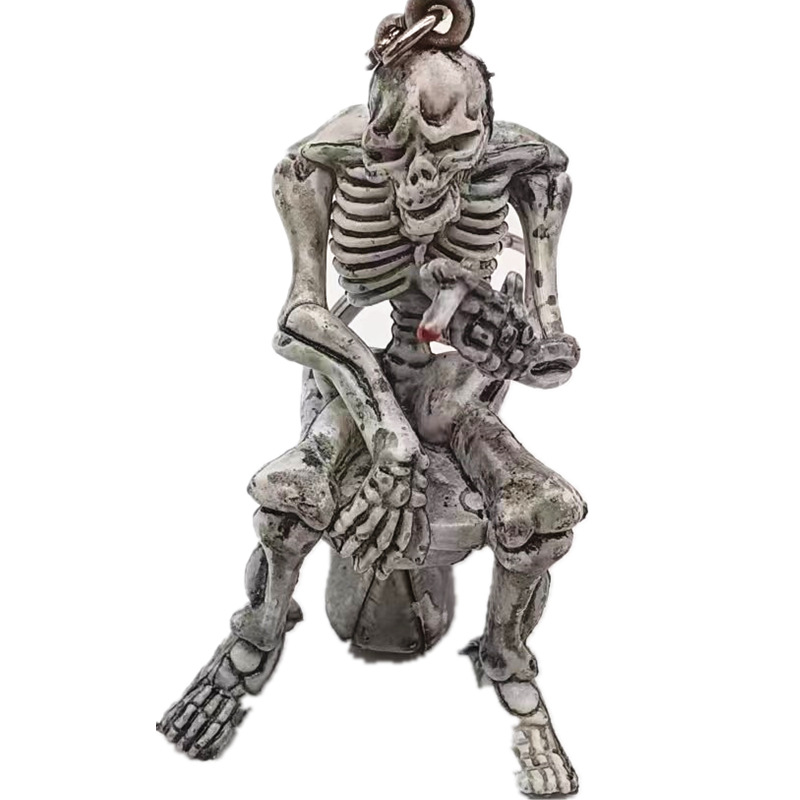 トイレ喫煙スカル