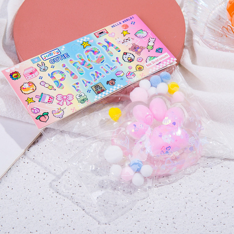 透明猫爪ピンク