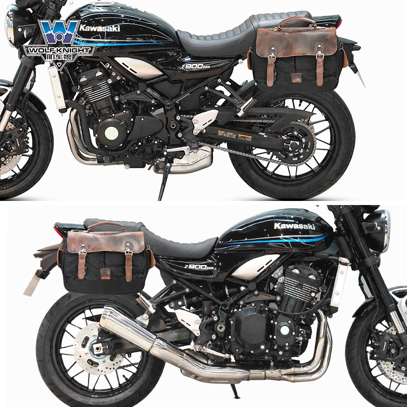 Z900rs-(左 + 右)(ミドルタイプ) キャンバスバッグ