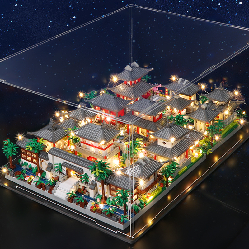 【大サイズ】蘇州庭園-総院 (照明 + 工具 + 高級展示箱)