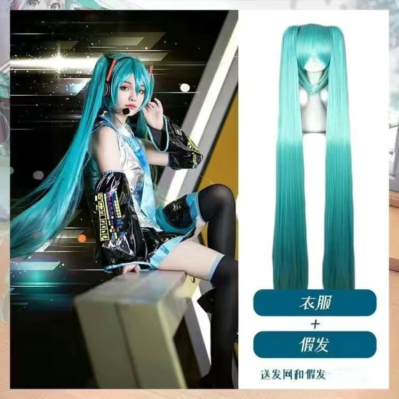 オリジナルパテントレザースーツ+ウィッグ+ヘアネット