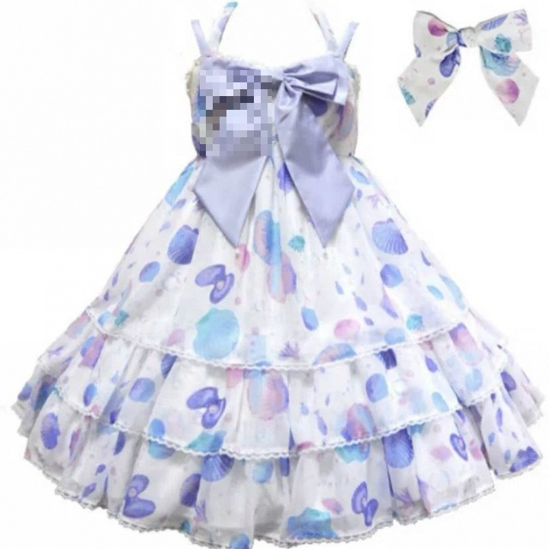 ホワイトシェルJSKスカート+サイドクリップ