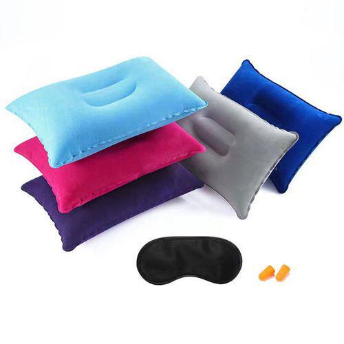 三宝 - アイマスク + 耳栓 + インフレータブル枕