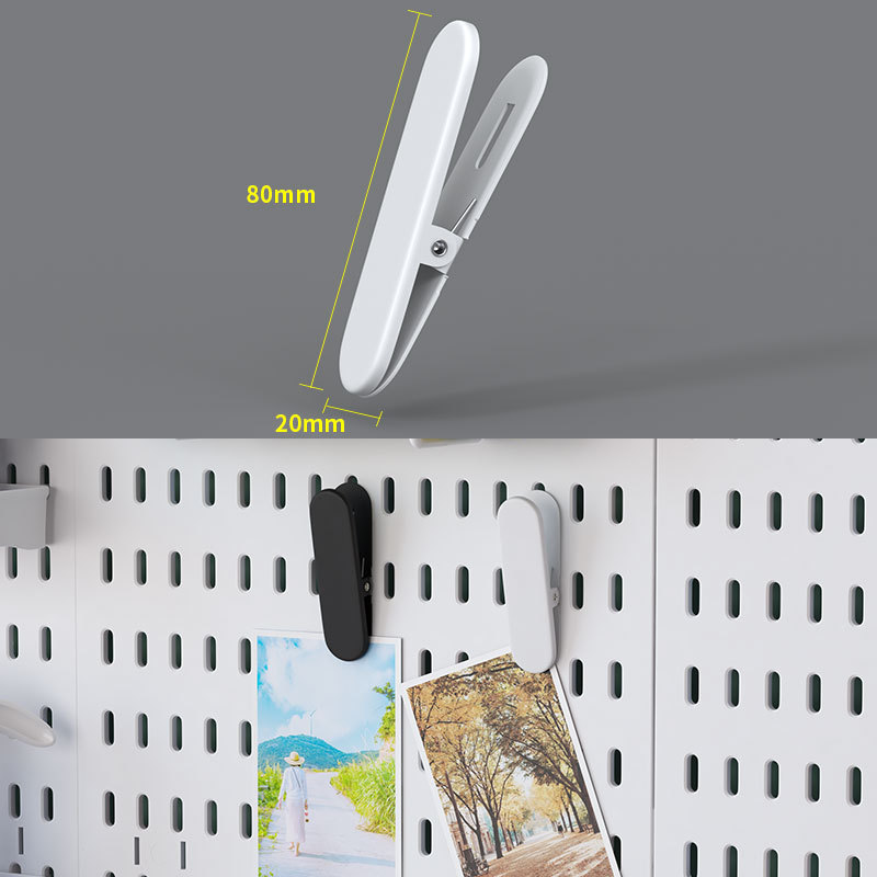 【アイロンクリップ】ホワイト 2個