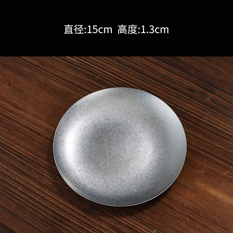 15骨皿 (おかず皿)(雪花砂)