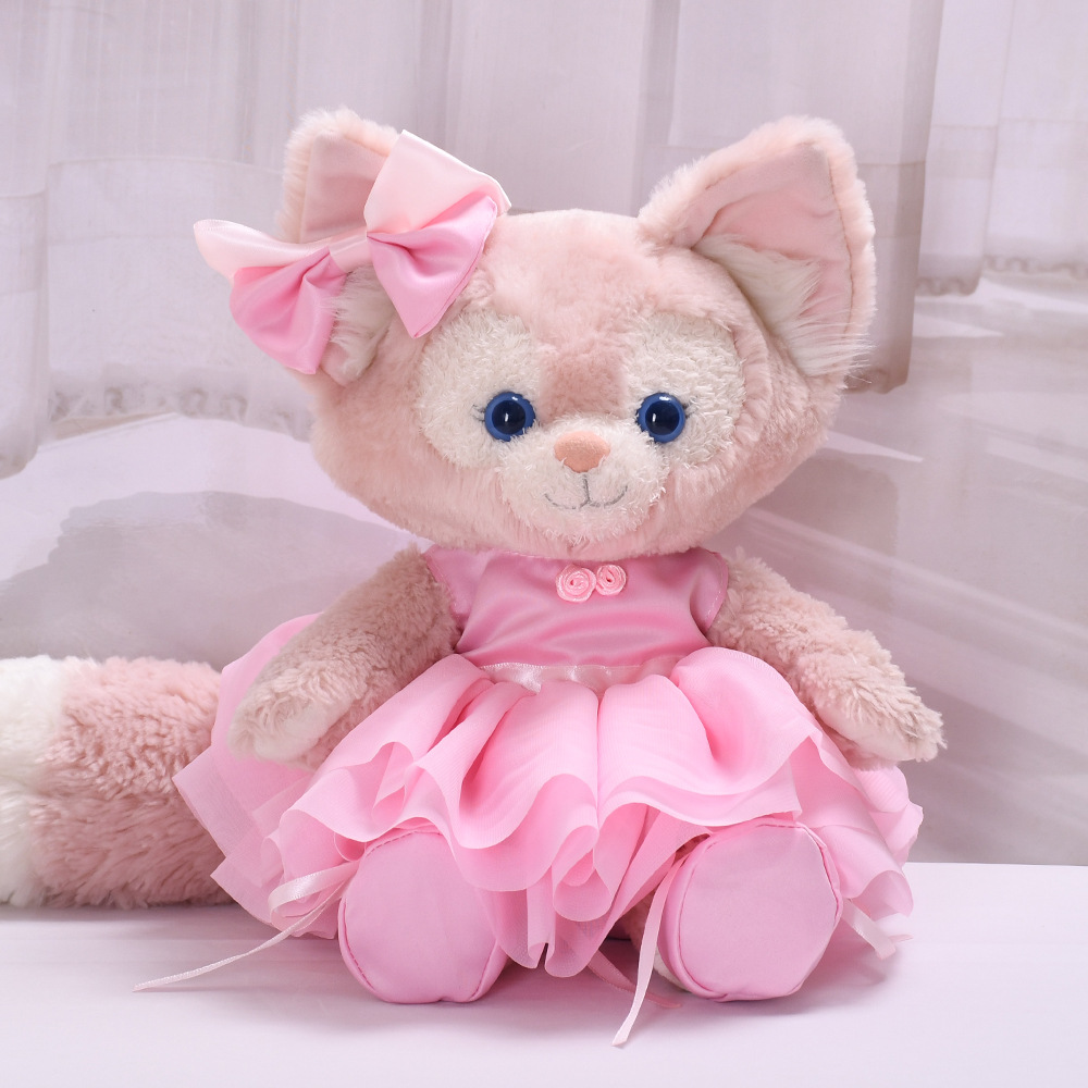 ピンクのバラのガーゼスカートスーツ（ベビー服のみの販売、人形は含まれません）
