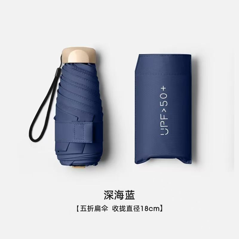 ゴールドハンドルフラット50% off-ネイビー