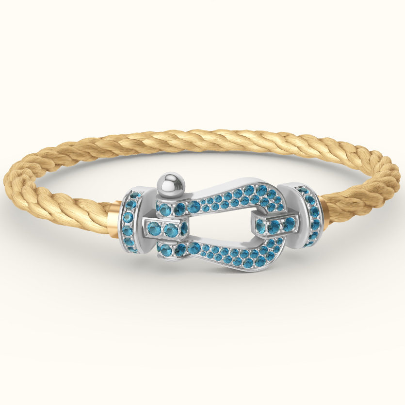 大スチールロープ ゴールドカラーNo.2