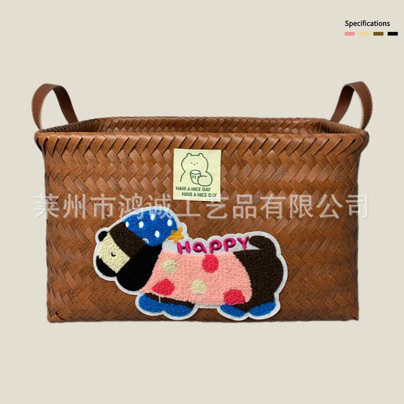 4匹の幸せな子犬の大型モデル