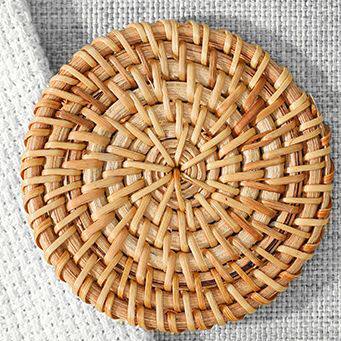 7.5cm籐マット】適した：カンフーティーカップ