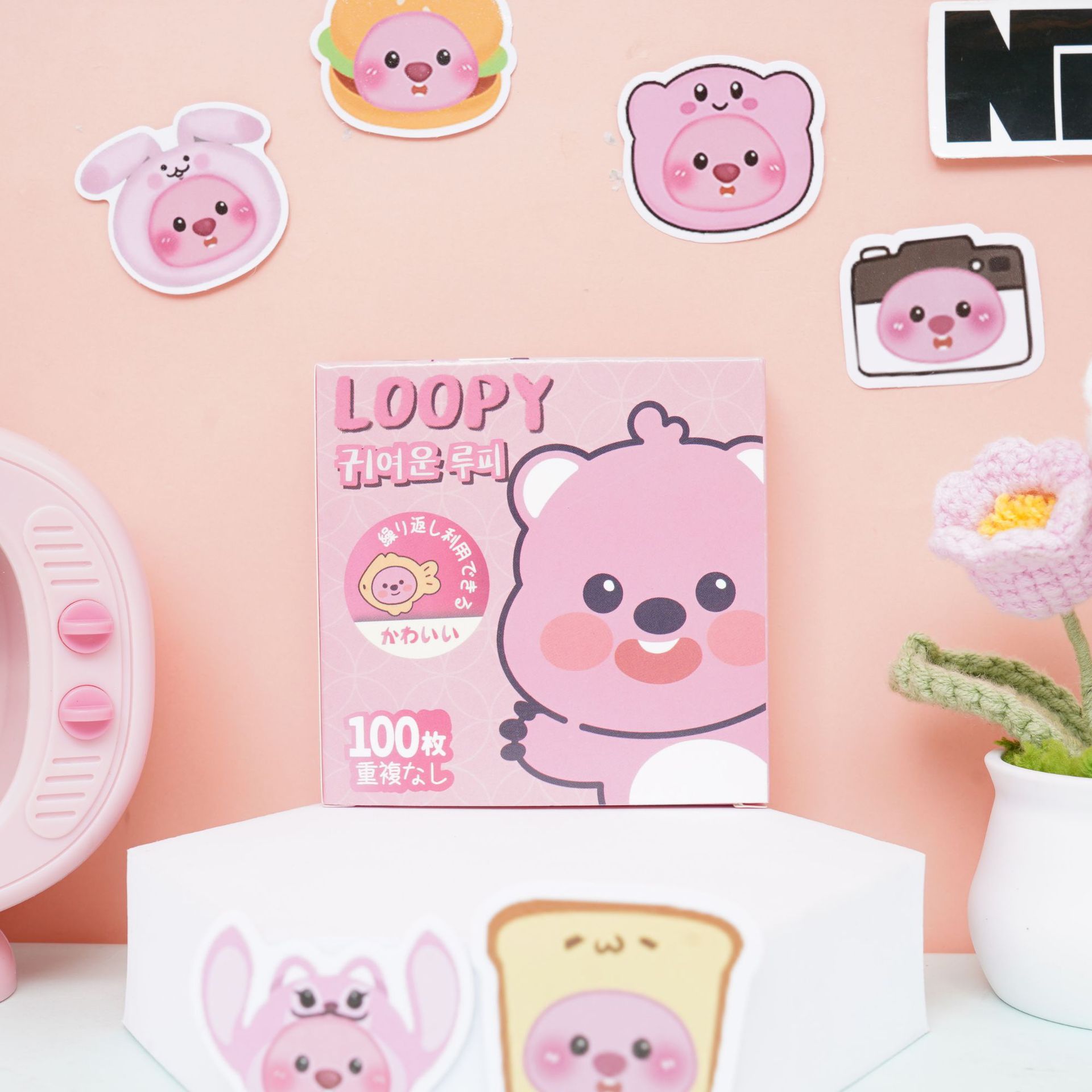 ルーピーステッカーギフトボックス