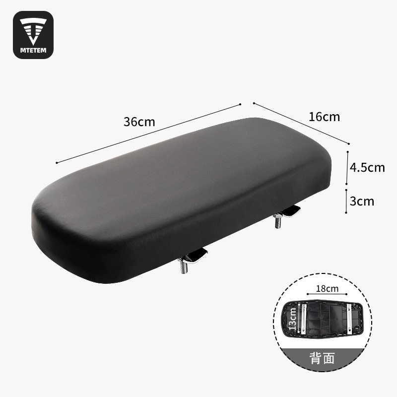 リアシートクッションターンバックルタイプ【PU防水5cm厚で柔らかい】