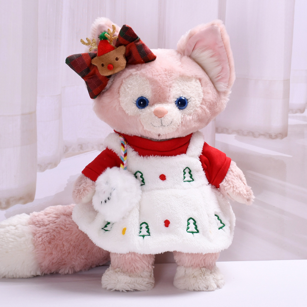Sサイズ クリスマスツリー ホワイトスカート ショルダーバッグセット(ベビー服のみの販売、人形は含まれません)