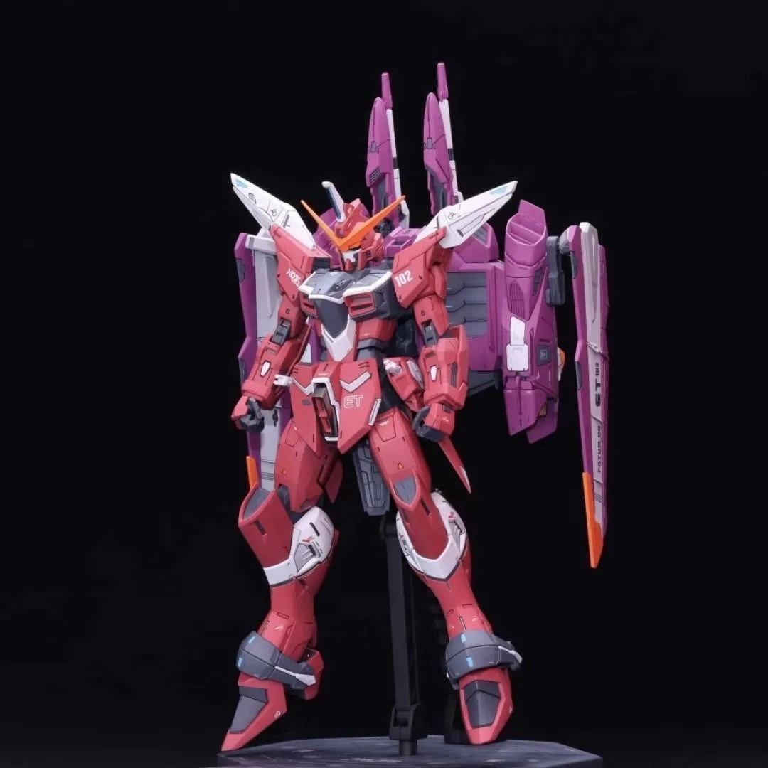 HG ジャスティスガンダム - フライトバックパック付き