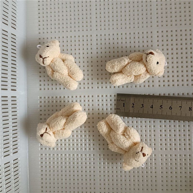 6cmベージュパールベア