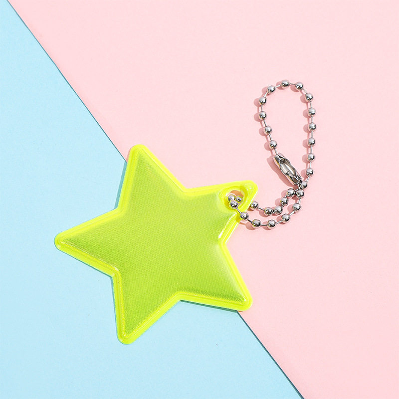 蛍光偏黄 * 5*5cm * 12色オプション * PVC