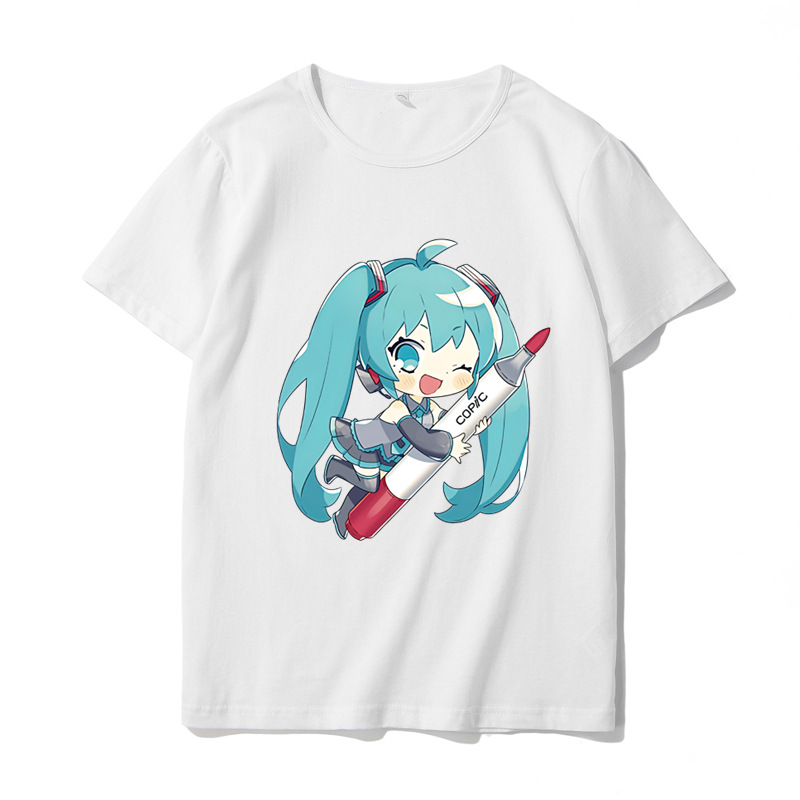 初音-ホワイトtシャツ12