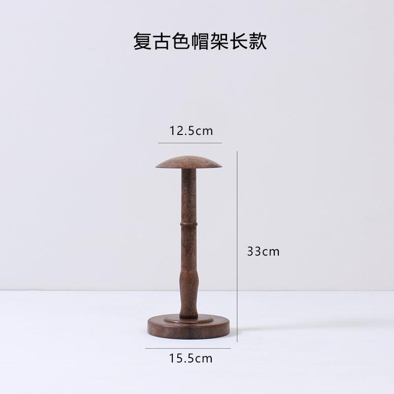 レトロカラーのロングハットラック