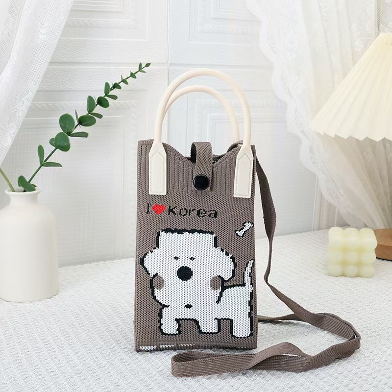 【シリコン+ショルダーストラップ】ブラウンボーンドッグ