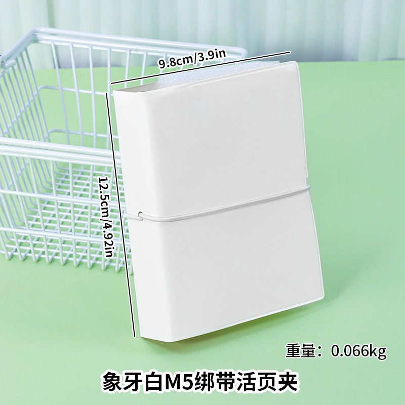 アイボリー M5 ストラップ バインダー