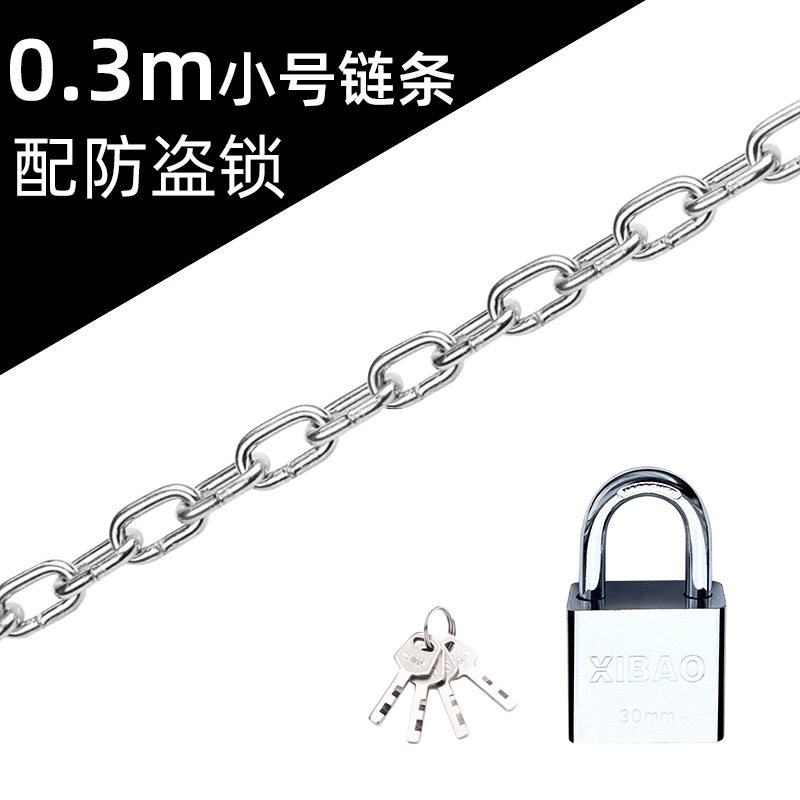 0.3メートルの小さいチェーンの盗難防止ロック